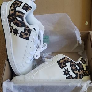 DC leopard print sneakers BRAND NEW IN BOX